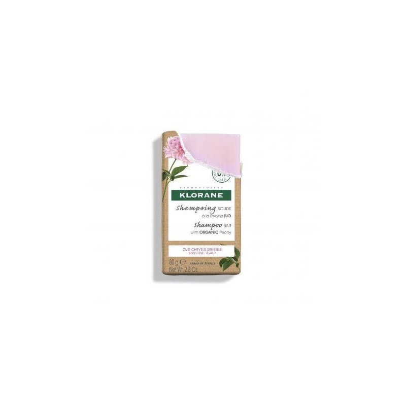 Klorane shampoo solido peonia bio 80 g