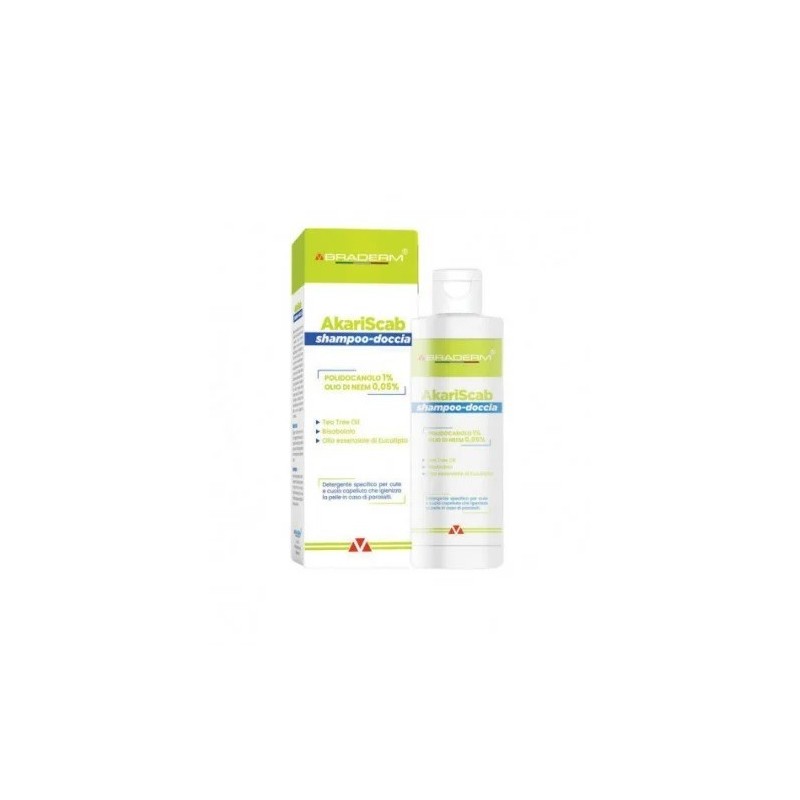 Akariscab shampoo doccia 150 ml braderm