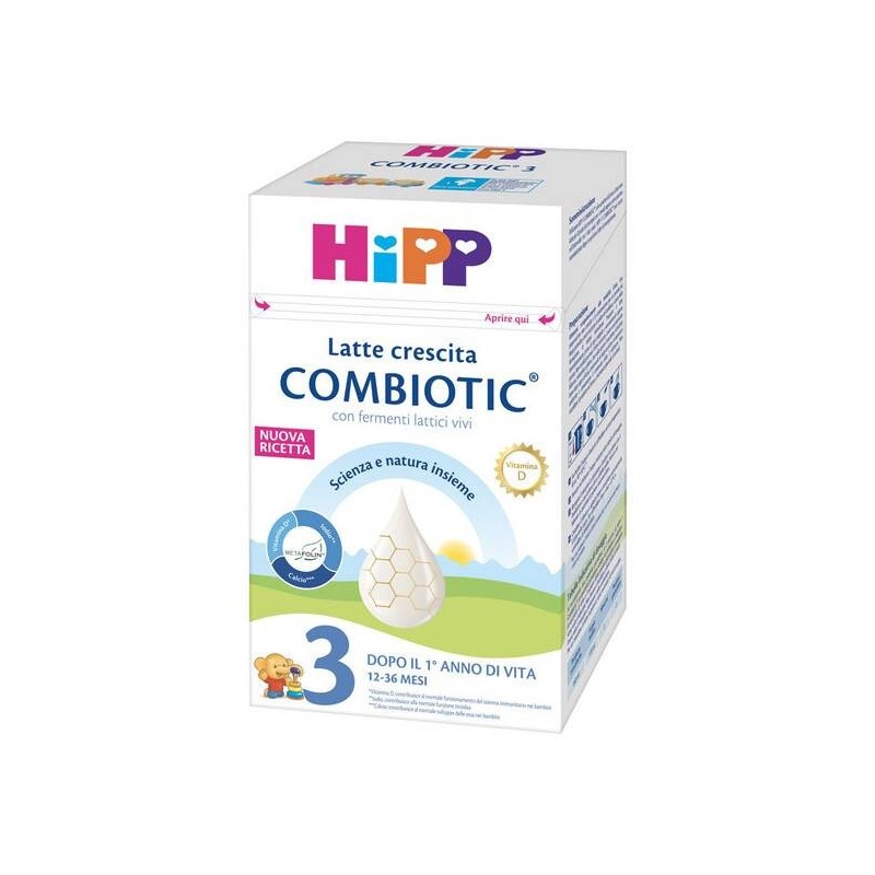 Hipp latte 3 combiotic polvere 600 g