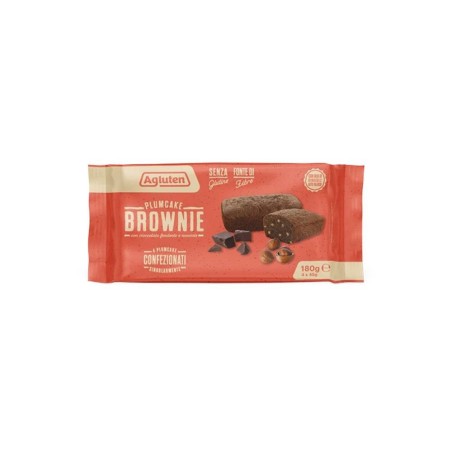 Agluten plumcake brownie 4 pezzi da 45 g