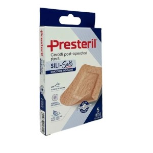Cerotto presteril sili-soft skin post operatorio 5x7,5 cm 5pezzi