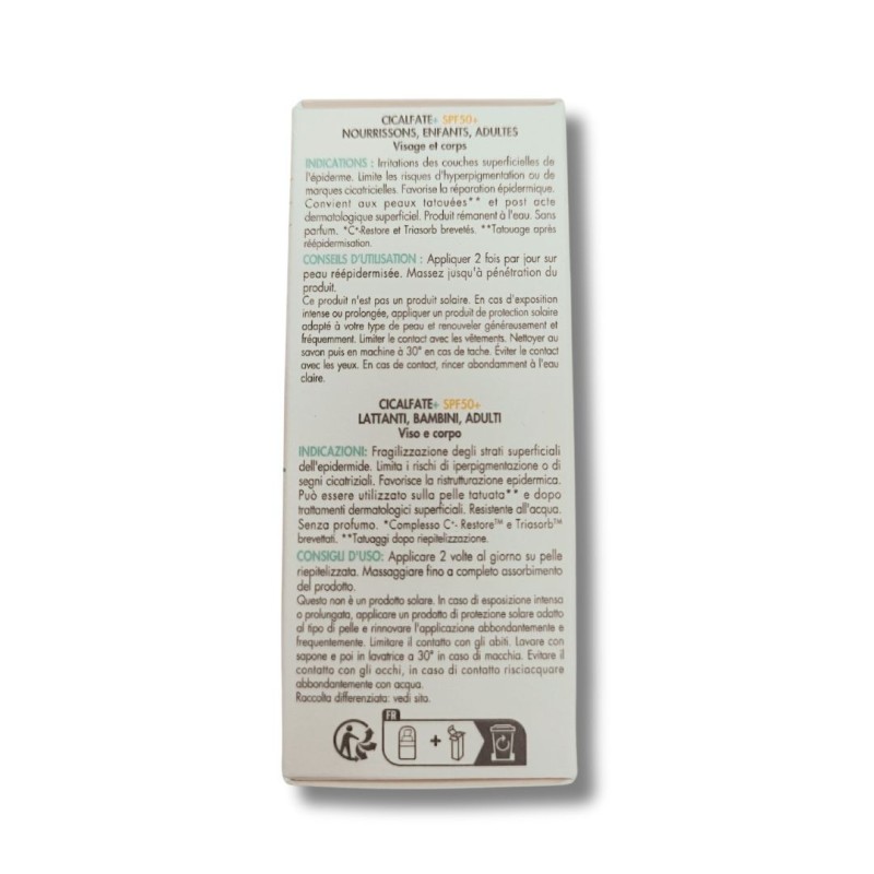 Avene cicalfate+ crema spf50+ 30 ml Avene cicalfate+ crema spf50+ 30 ml
