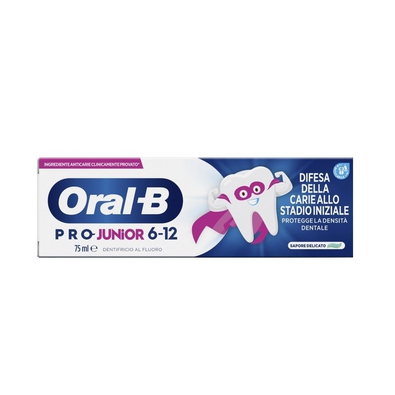 Oralb dentifricio junior 6-12 anni 75 ml