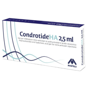 Siringa intra-articolare condrotide ha polinucleotidi 2% 2,5ml