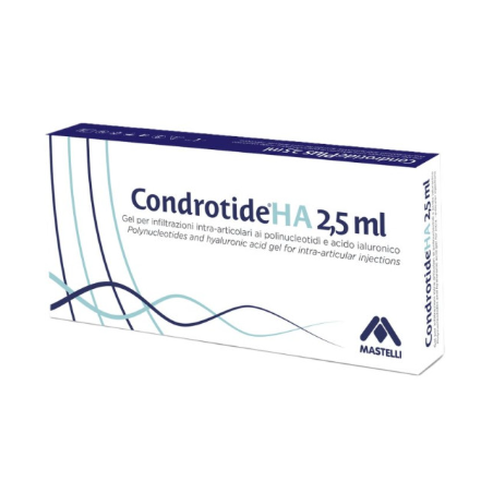 Siringa intra-articolare condrotide ha polinucleotidi 2% 2,5ml