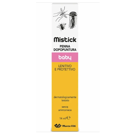 Mistick baby penna gel dopopuntura zanzare in tubo con astuccio