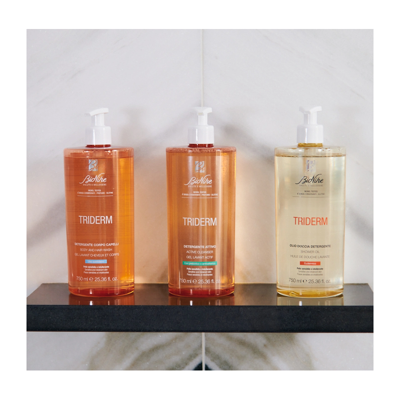Triderm detergente corpo capelli 750 ml Triderm detergente corpo capelli 750 ml
