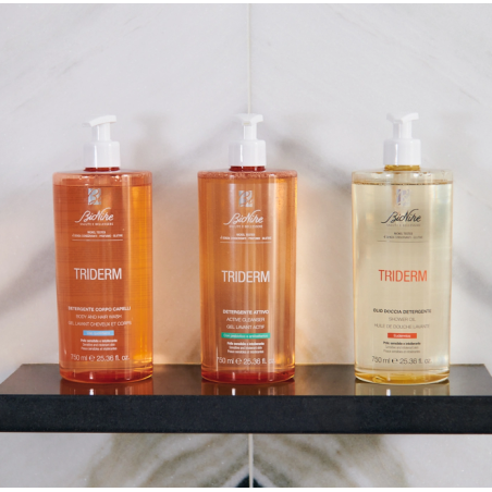 Triderm detergente corpo capelli 750 ml Triderm detergente corpo capelli 750 ml
