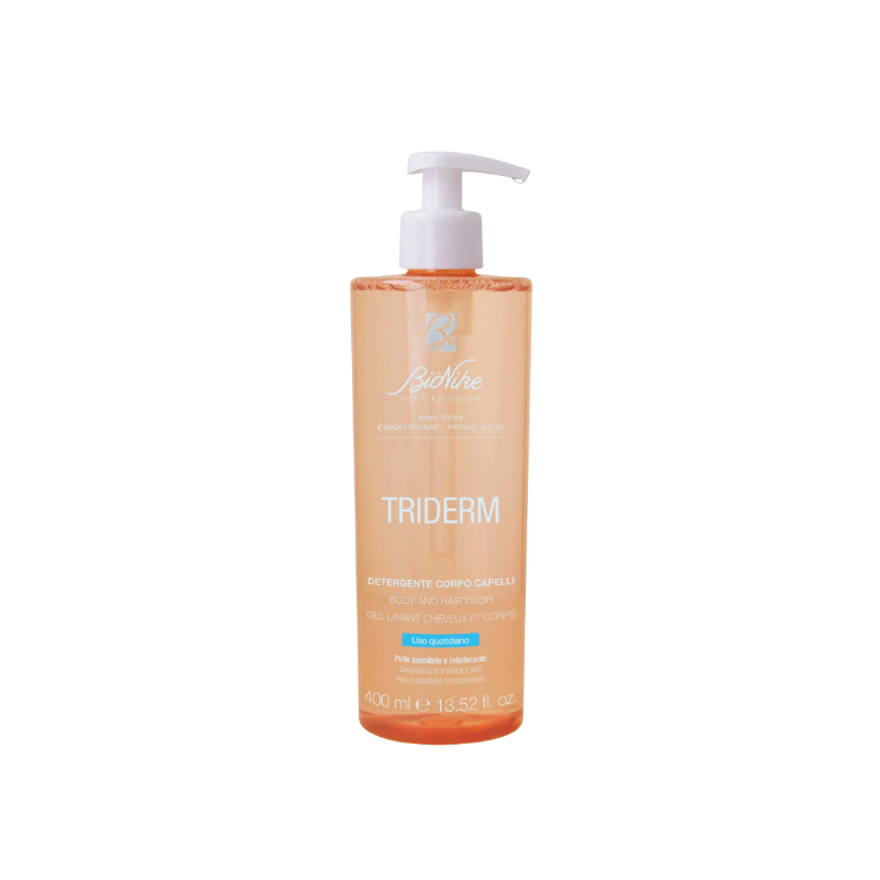 Triderm detergente corpo capelli 400 ml Triderm detergente corpo capelli 400 ml