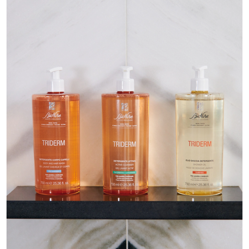 Triderm detergente corpo capelli 400 ml Triderm detergente corpo capelli 400 ml