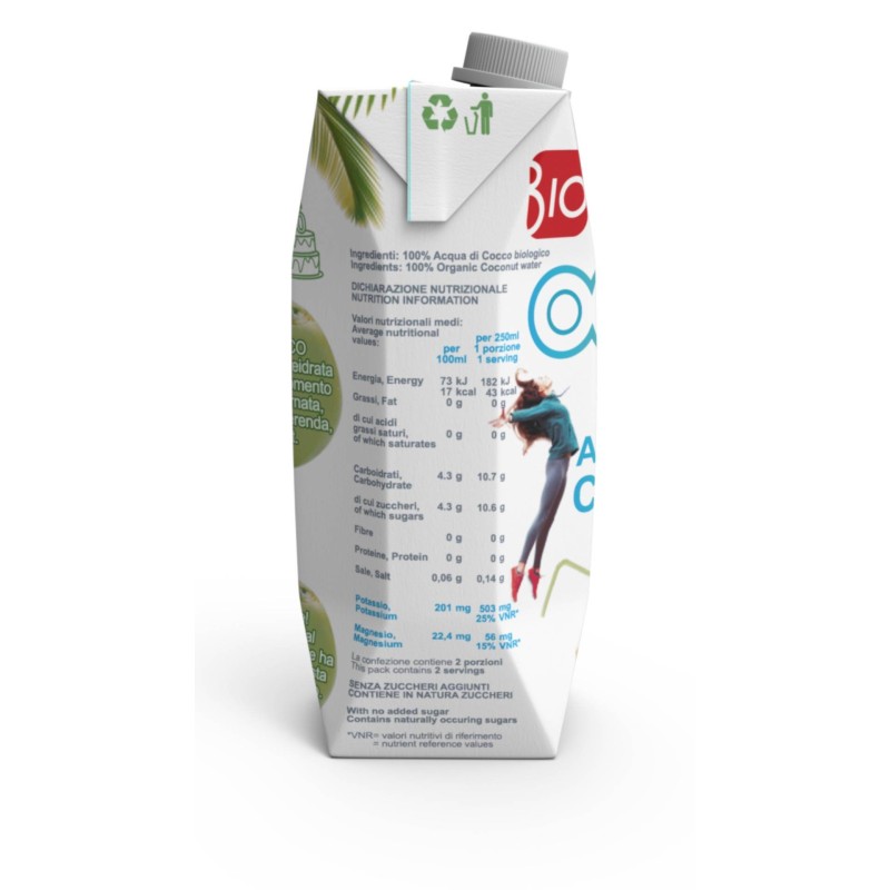Ococo acqua di cocco 500 ml Ococo acqua di cocco 500 ml