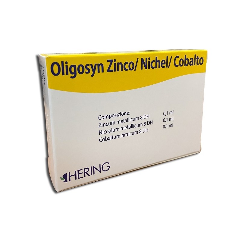 Oligosyn zinco/nichel/cobalto 15 fiale da 2 ml