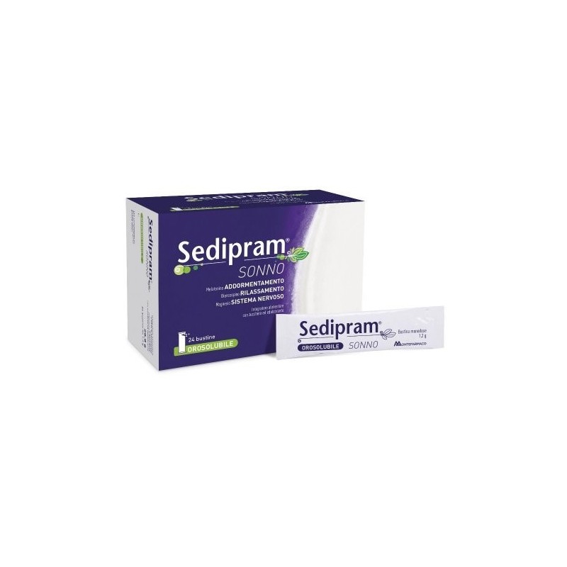 Sedipram sonno 24 stick orosolubili