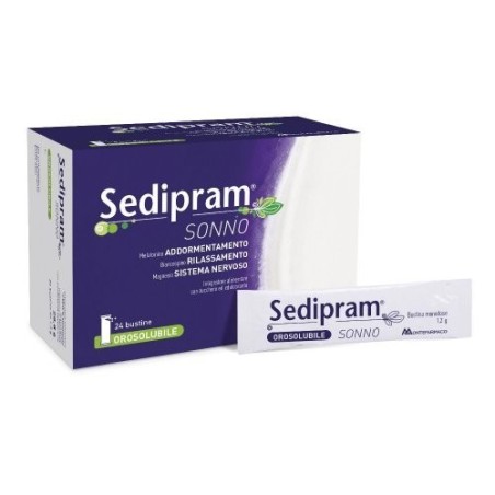 Sedipram sonno 24 stick orosolubili