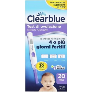 Test di ovulazione clearblue avanzato 20 pezzi