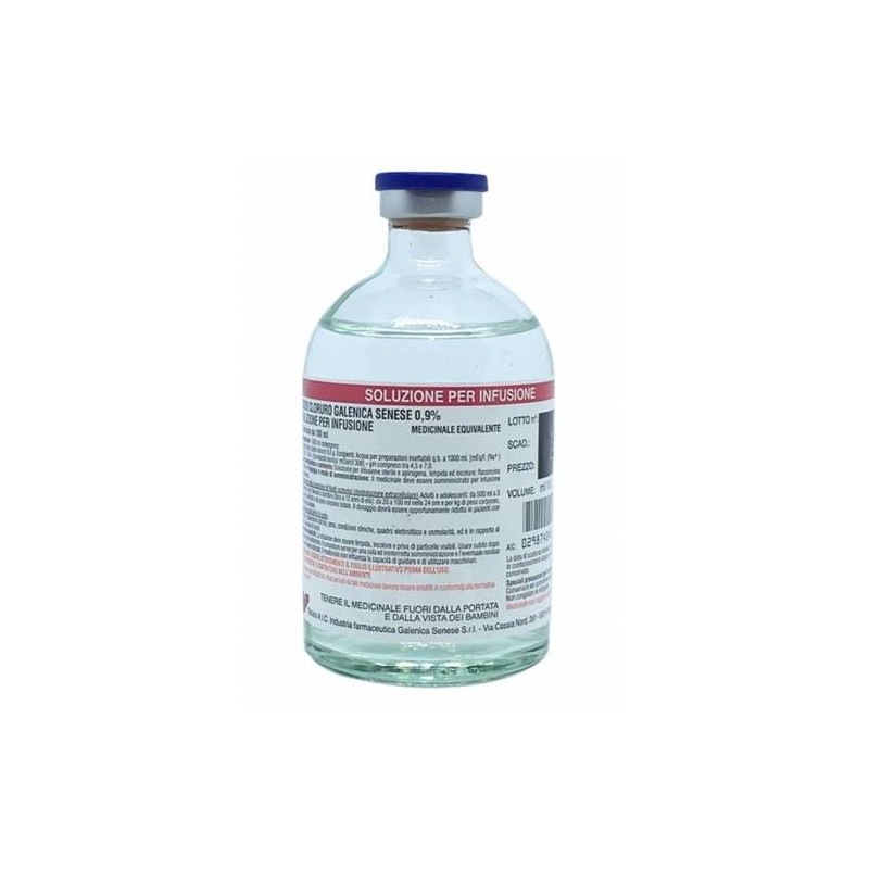 Sodio cloruro galenica senese 1 flacone 500 ml 0,9%