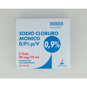 Sodio cloruro monico 5 fiale 2 ml 0,9%
