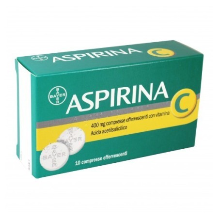 Aspirina 10 compresse eff 400 mg + 240 mg Aspirina 10 compresse eff 400 mg + 240 mg
