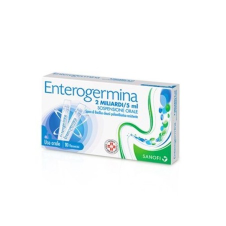 Enterogermina orale sosp 10 flaconcini 2 mld 5 ml