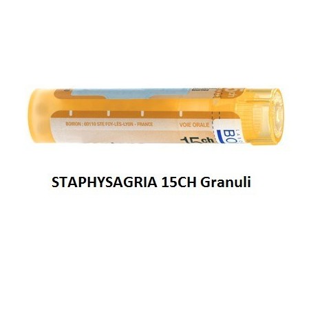 Staphysagria boiron 80 granuli 15 ch contenitore multidose Staphysagria boiron 80 granuli 15 ch contenitore multidose