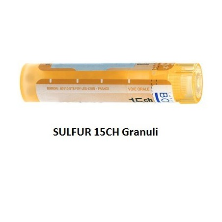Sulfur boiron 80 granuli 15 ch contenitore multidose