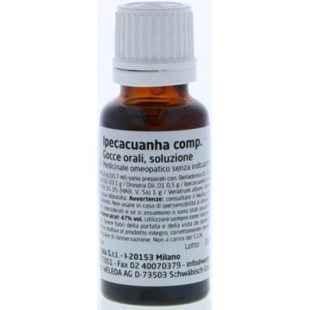 Weleda ipecacuana composta 20 ml diluizione in gocce