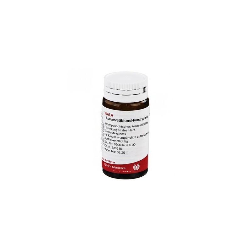 Aurum stibium hyos 20 g globuli wala