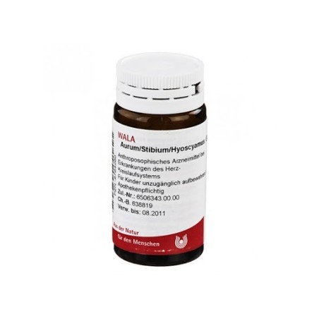 Aurum stibium hyos 20 g globuli wala