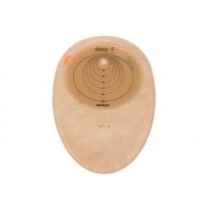 Placca per colo/ileo e urostomia autoportante flangia semovente a spessore ridotto nova 2 ritagliabile 43mm 5 pezzi