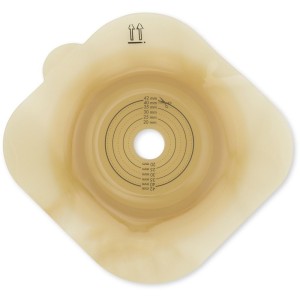 Placca convessa per colo ileo e urostomia convex flangia semovente nova 2 55mm ritagliabile 15/42mm 5pz