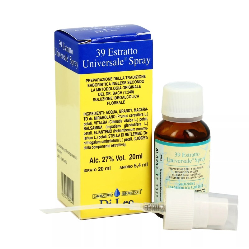 Fiori di bach estratto universale spray 20 ml Fiori di bach estratto universale spray 20 ml