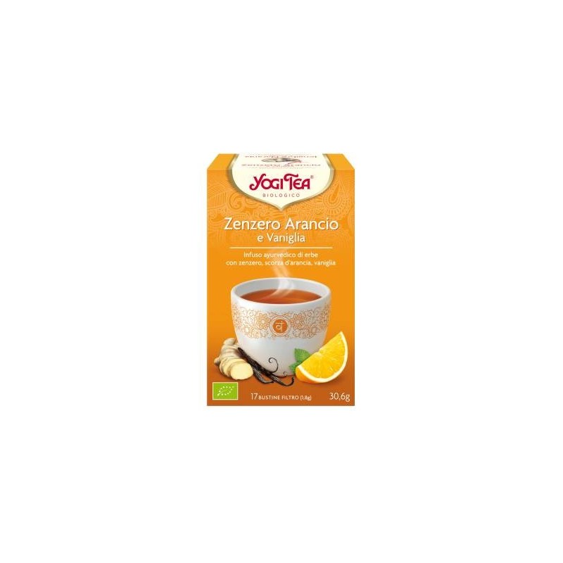 Yogi tea zenzero arancia vaniglia bio 31 g