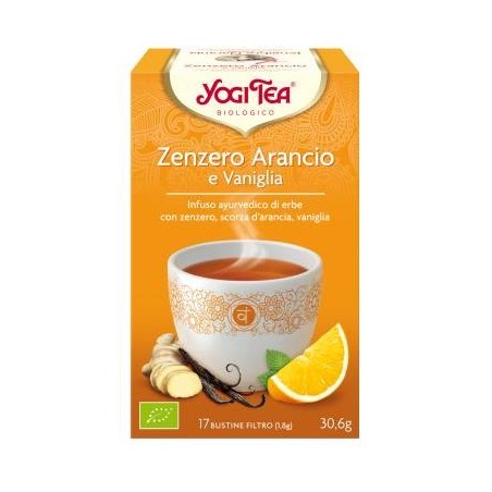 Yogi tea zenzero arancia vaniglia bio 31 g