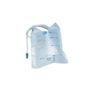 Sacca raccolta urina 2 litri tubo 130 con scarico