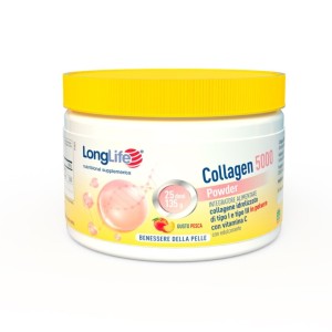 Longlife collagen 5000 powder pesca 130 g