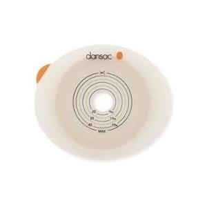 Placca per colostomia stomi non introflessi dansac novalifetre 2 piana ritagliabile 15-47 mm 5 pezzi
