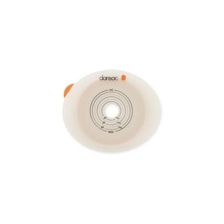 Placca per colostomia stomi non introflessi dansac novalifetre 2 piana ritagliabile 15-47 mm 5 pezzi