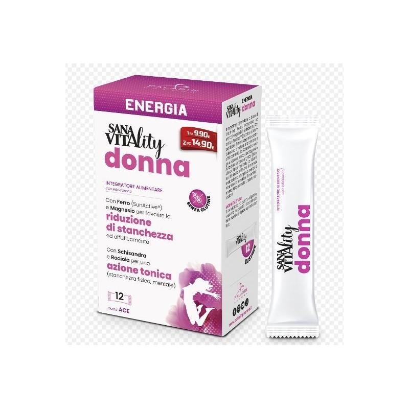 Sanavitality energia donna 12 stickpack Sanavitality energia donna 12 stickpack