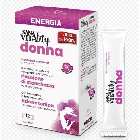 Sanavitality energia donna 12 stickpack Sanavitality energia donna 12 stickpack