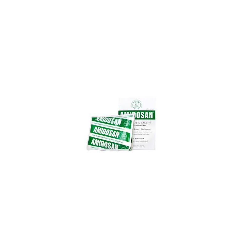Amidosan polvere detergente lenitiva emolliente rinfrescante7 bustine 40 g