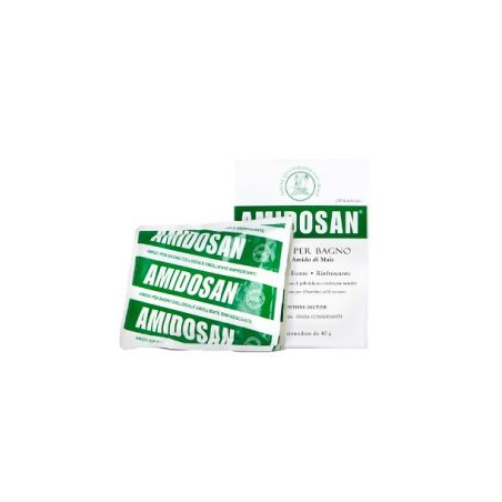 Amidosan polvere detergente lenitiva emolliente rinfrescante7 bustine 40 g