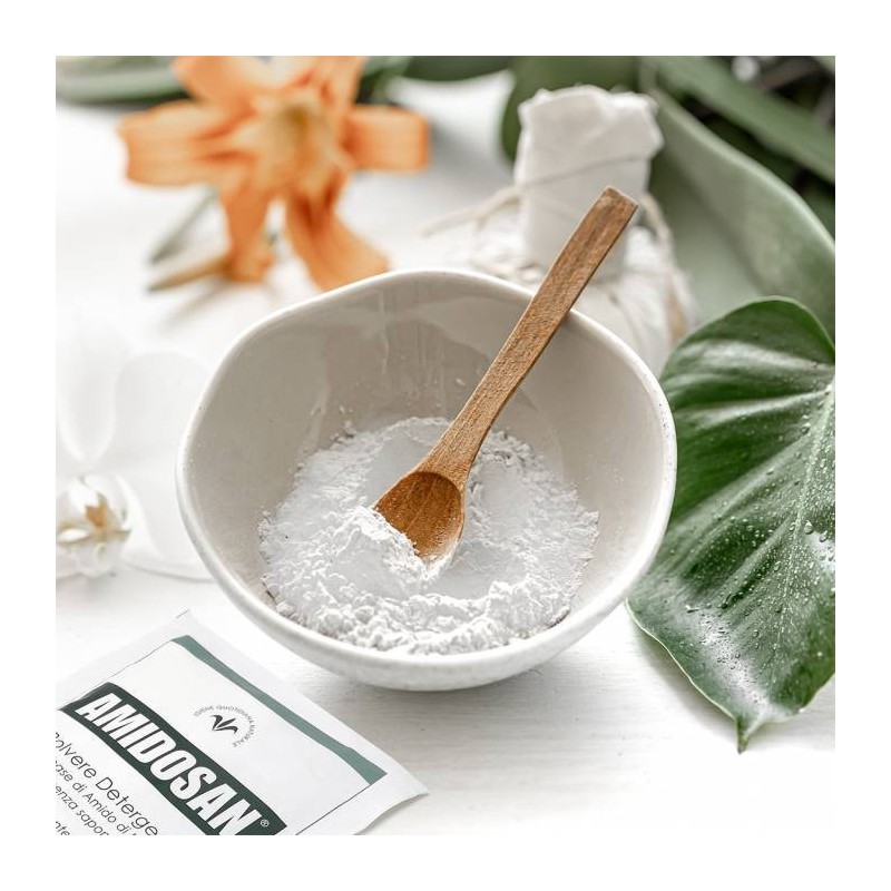 Amidosan polvere detergente lenitiva emolliente rinfrescante14 buste 40 g