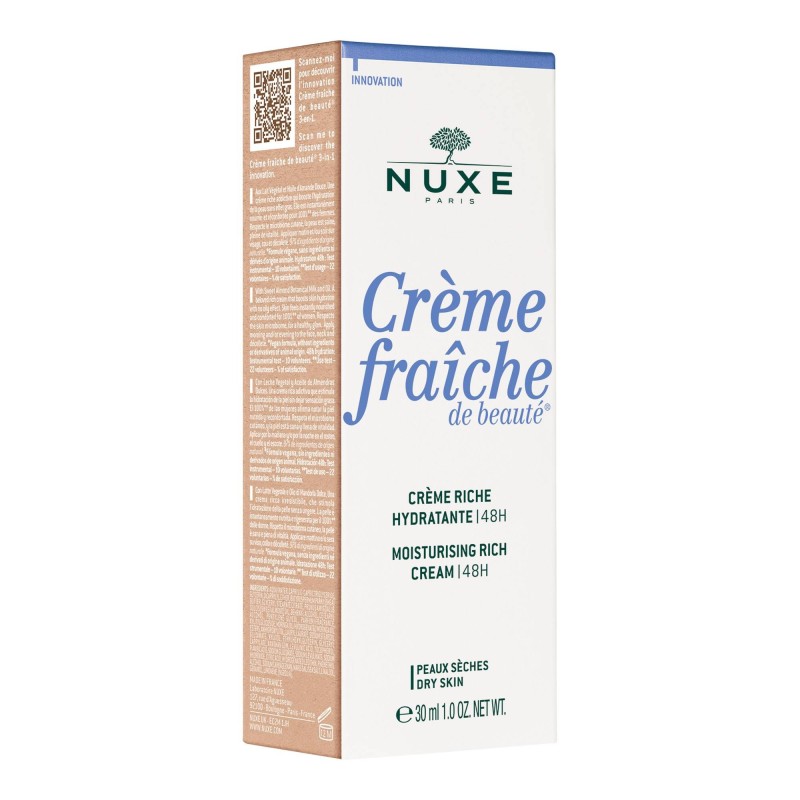 Nuxe creme fraiche crema ricca idratante 30 ml Nuxe creme fraiche crema ricca idratante 30 ml