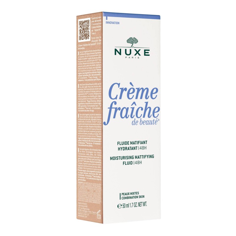 Nuxe creme fraiche fluido opacizzante idratante 50 ml Nuxe creme fraiche fluido opacizzante idratante 50 ml