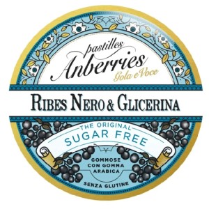 Anberries classiche ribes nero&glicerina senza zucchero 50 g