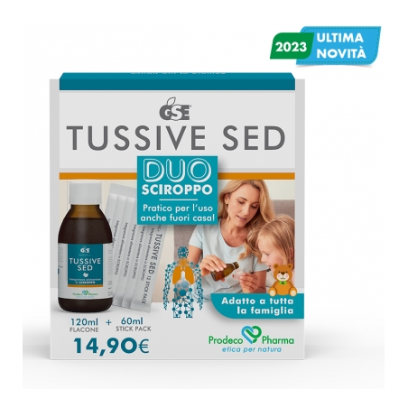 Gse tussive sed duo flacone+6 stick pack monodose