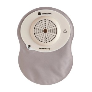 Sacca colostomia esteem body fondo chiuso 4 mm opaco ritagliabile 10-45 mm 30 pezzi