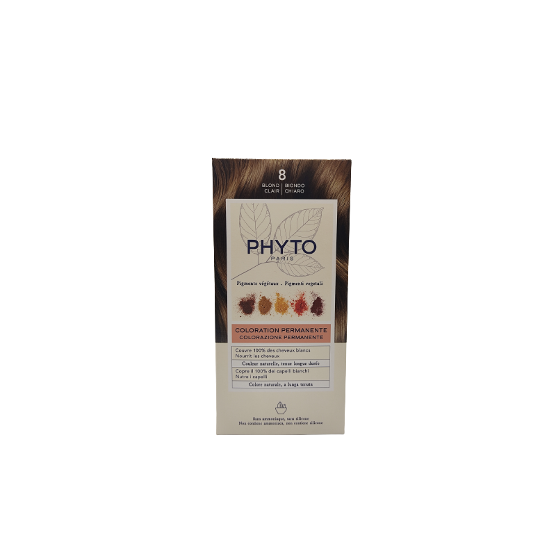 Color kit 8 biondo chiaro 1 latte 50 ml + 1 crema 50 ml + 1maschera 12 ml