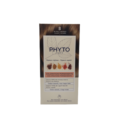 Color kit 8 biondo chiaro 1 latte 50 ml + 1 crema 50 ml + 1maschera 12 ml