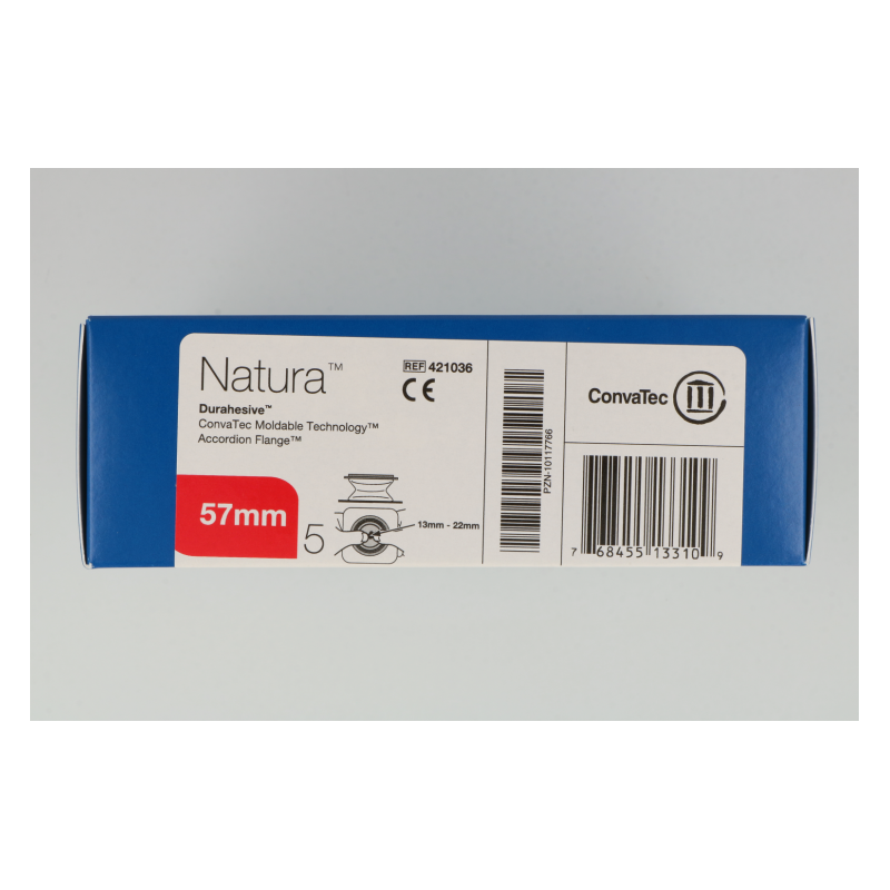 Natura+ placca modellabile in tecnologia durahesive con flangia a soffietto 13 22mm flangia 57mm 5 pezzi Natura+ placca modellabile in tecnologia durahesive con flangia a soffietto 13 22mm flangia 57mm 5 pezzi